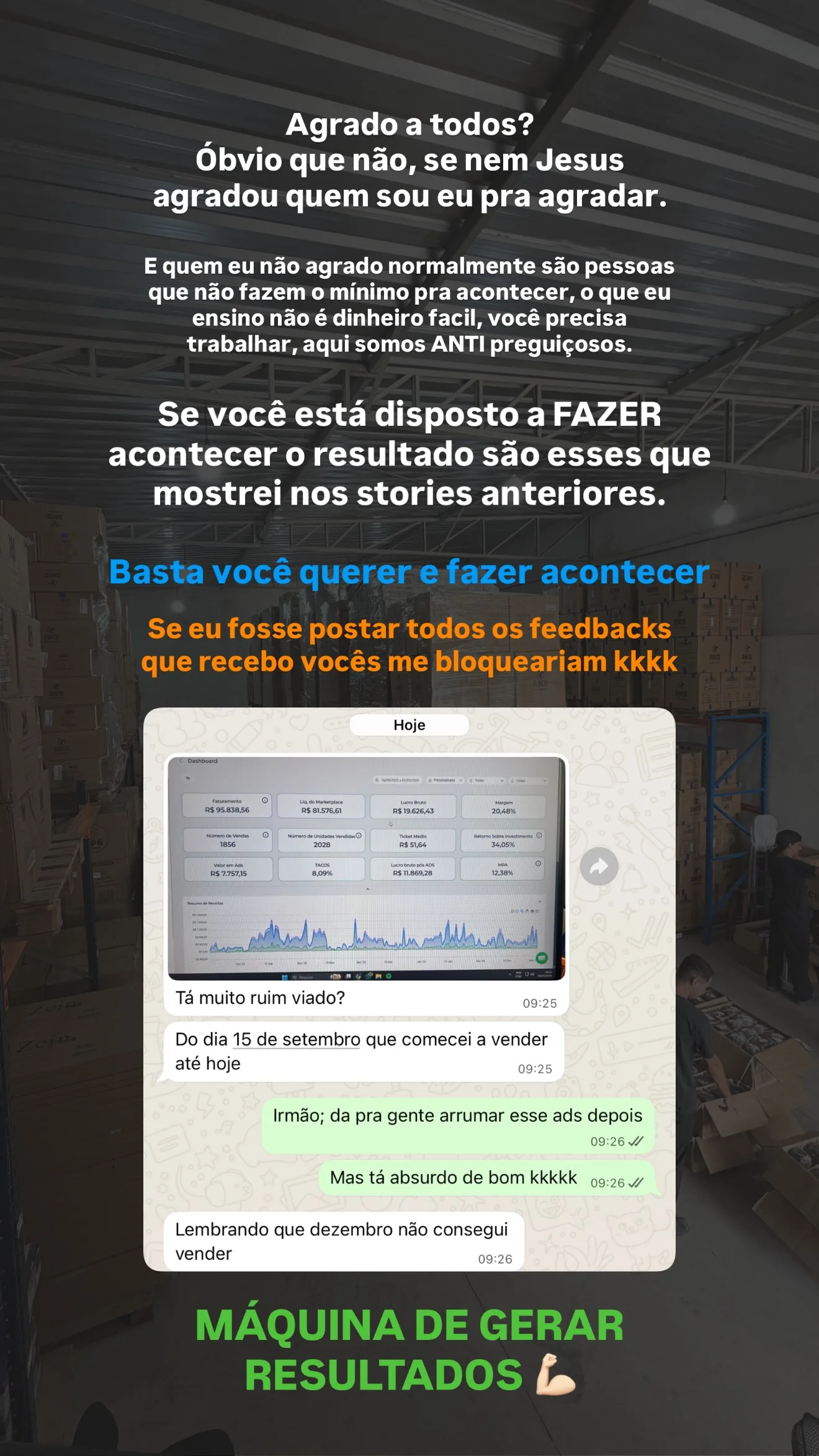 Print de operação rodando liso